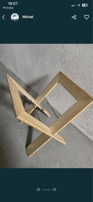 Stojak Ikea na gazety, książki