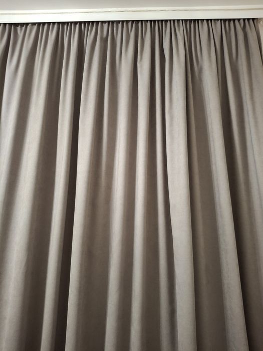 Штори готові нові! Тканина мульвелюр. 2шт.по 1.50м×2.60м.