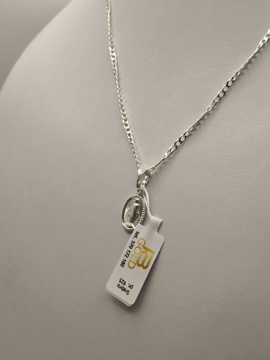 Srebrna zawieszka Medalik