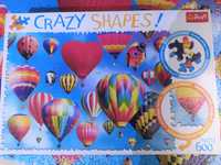 Puzzle Crazy Shapes! Trefl 600 Kolorowe Balony