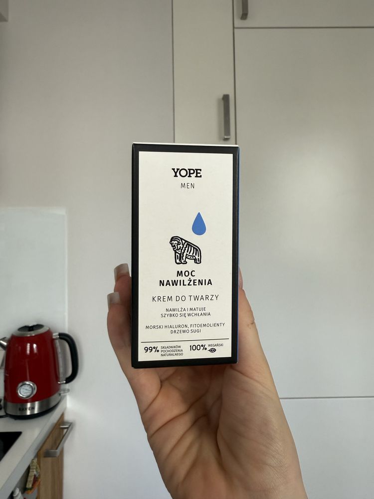 yope men krem do twarzy moc nawilżenia 50 ml – nowy, wegański