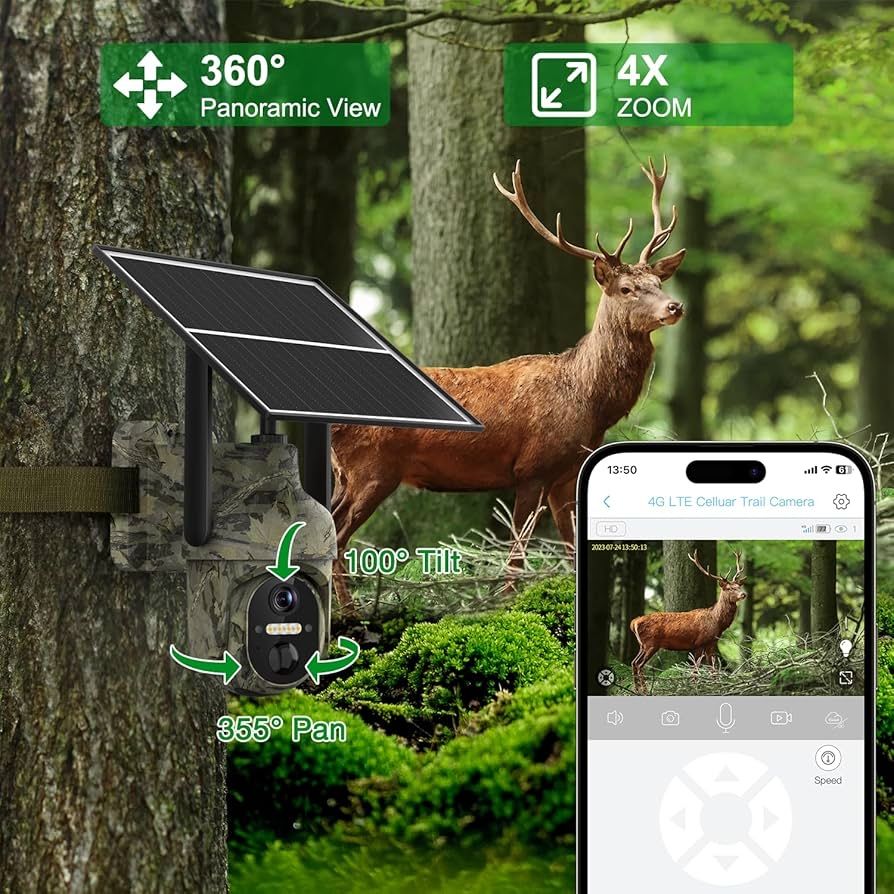 Сонячна камера дикої природи Lemnoi 4G LTE