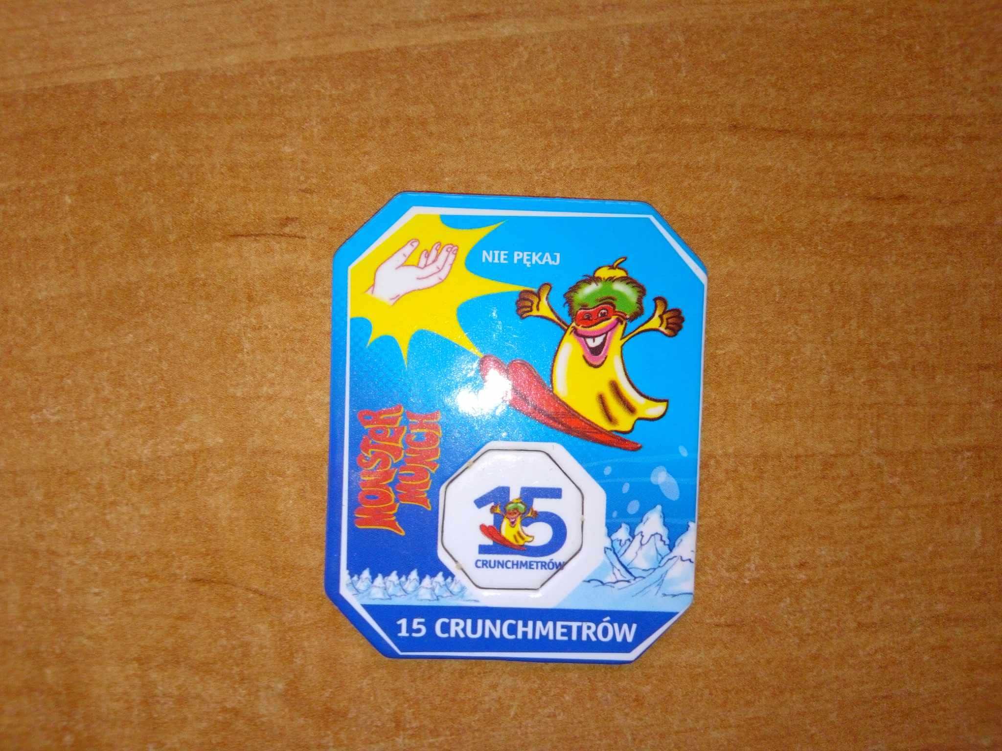 Karta Monster Munch 15 Crunchmetrów nie pękaj Crunch Cup 2002