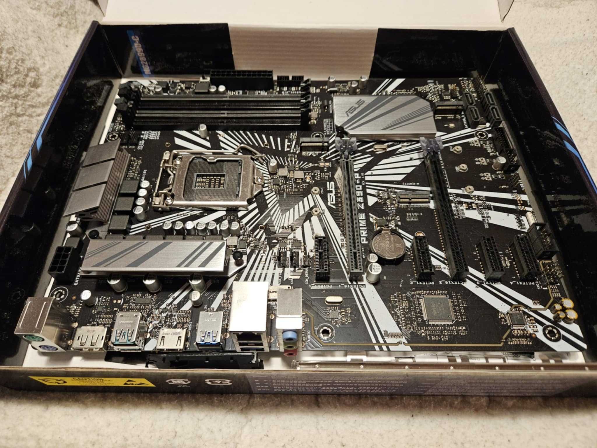 ASUS Prime Z390-P – Motherboard ATX com caixa original