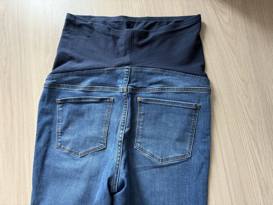 Spodnie ciążowe H&M niebieskie M gratis legginsy