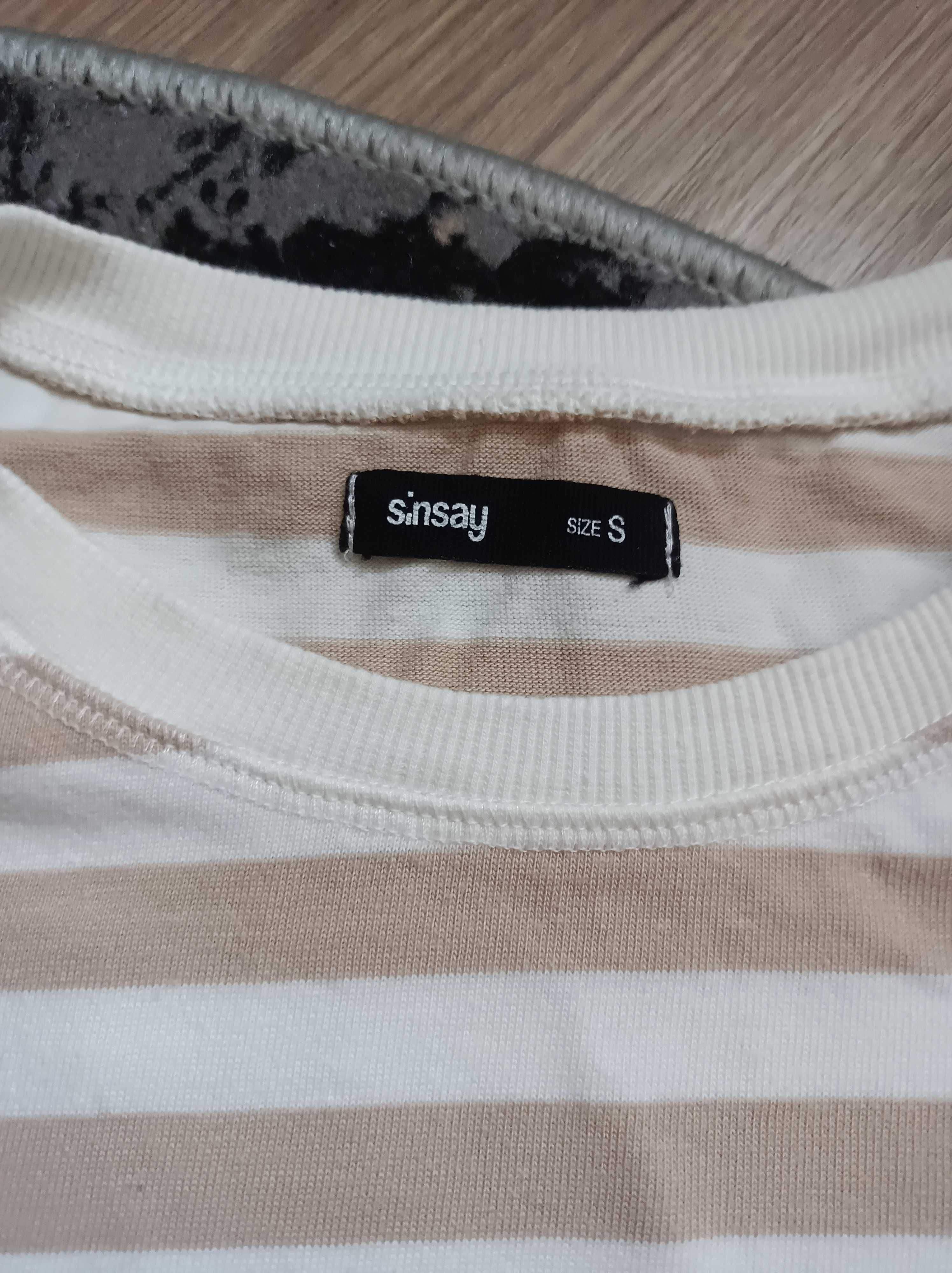 Bluza dla dziewczynki w paski Sinsay