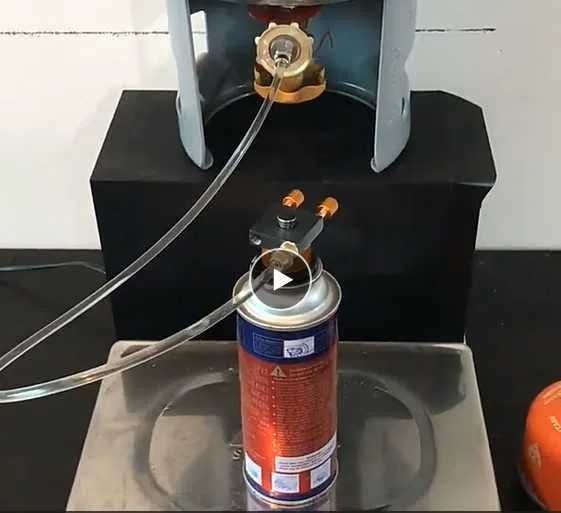 Wąż do napełniania kartuszy gazowych z butli 11kg Adapter 7/16 propan