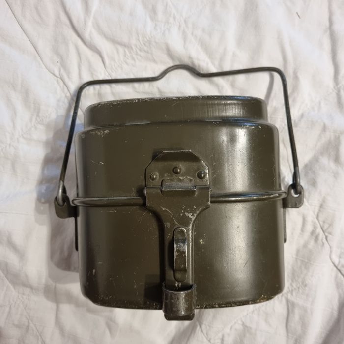 Menażka wojskowa 1988 biwak harcerstwo