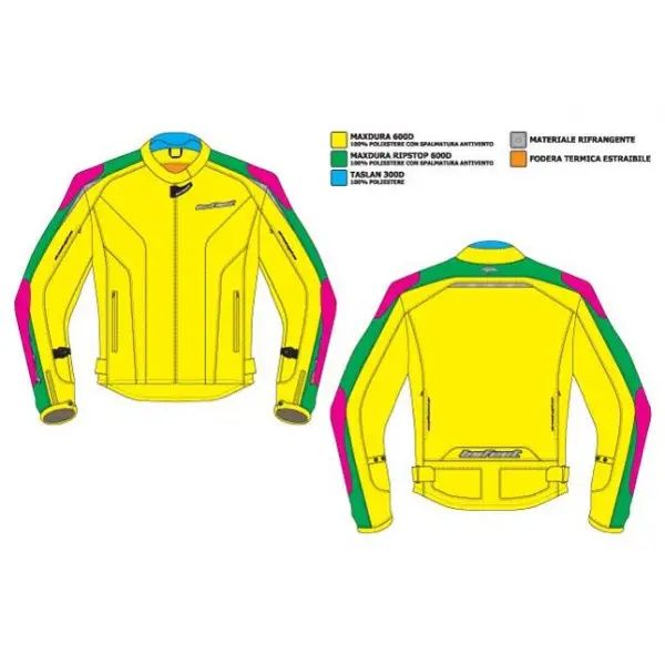 Жіноча текстильна мотокуртка Befast Climath Lady 3-шарова (L/XL)