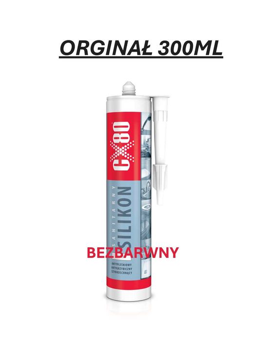 CX80 SILIKON Bezbarwny Promocja Super Cena