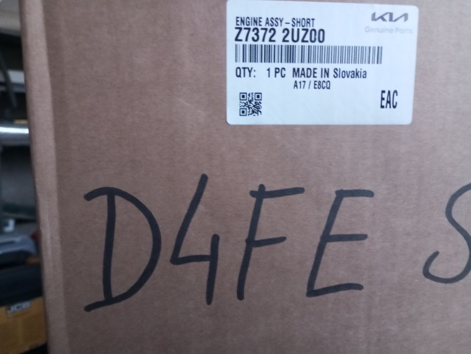 Słupek silnik kia D4FE 1.6 crdi