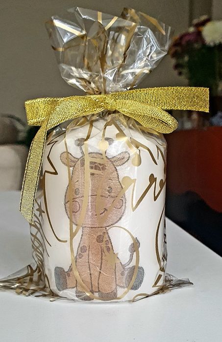 Velas de Natal feitas com amor