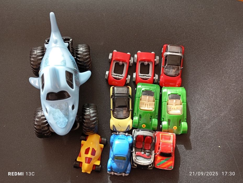 10 miniaturas de carros/carro tubarão