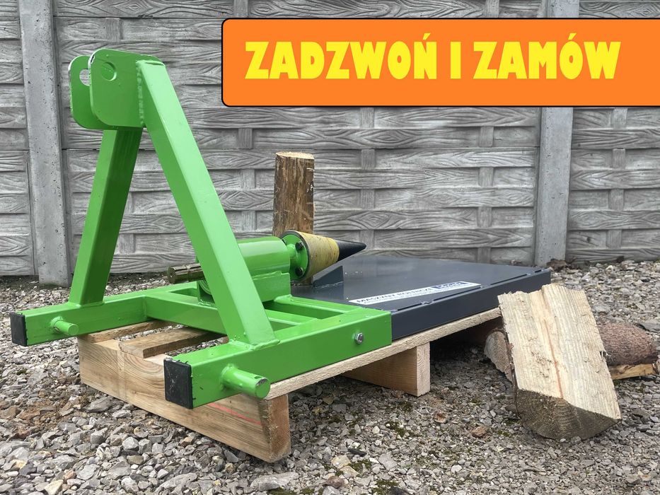 Łuparka rębak do drewna / 120mm stożek do drzewa na WOM -DOSTAWA-