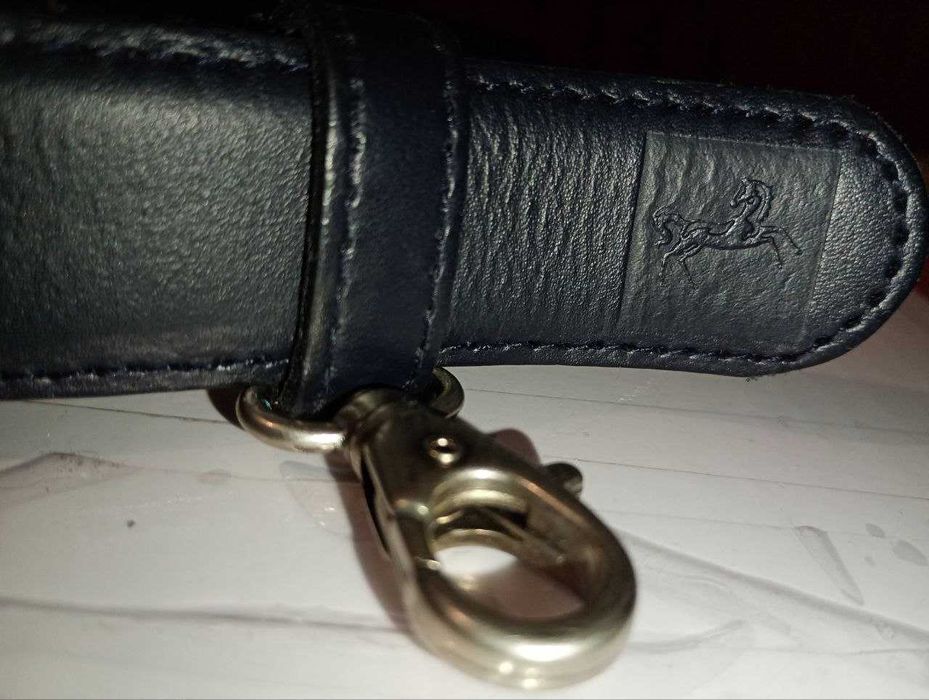 Продам Ремінь З Карабіном Натуральна Шкіра 88 см