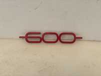 Fiat 600 emblemat znaczek logo napis zderzaka przód
