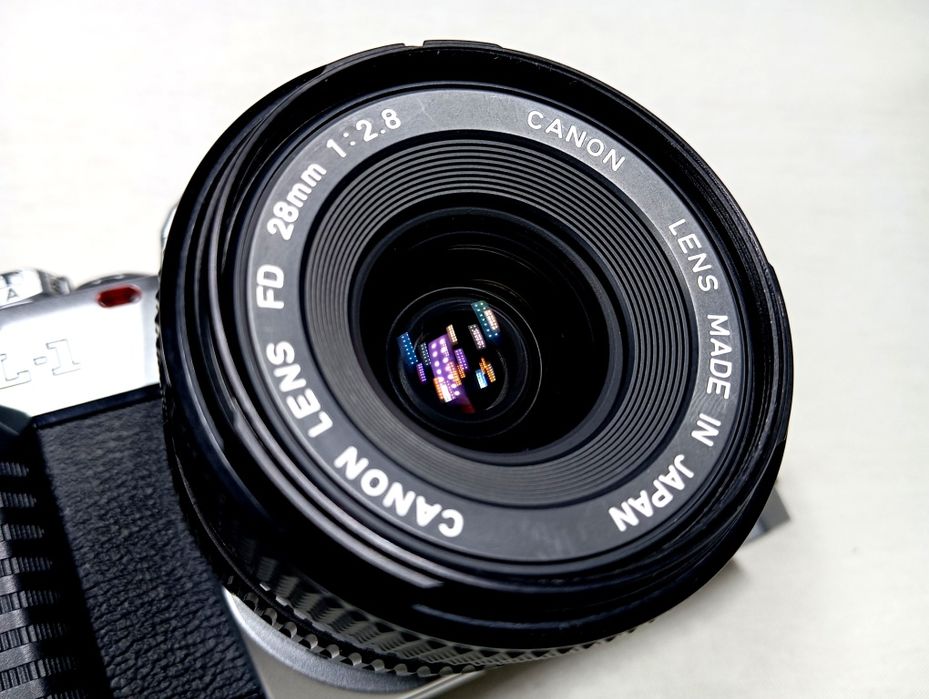 Canon AL-1 FDn 28mm 2.8 идеально AE (для плохого зрения)