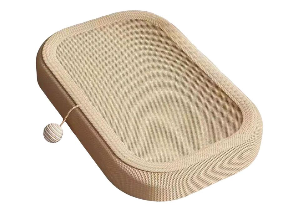 Drapak dla kotów Interaktywna zabawka antypoślizgowa brąz 66cm