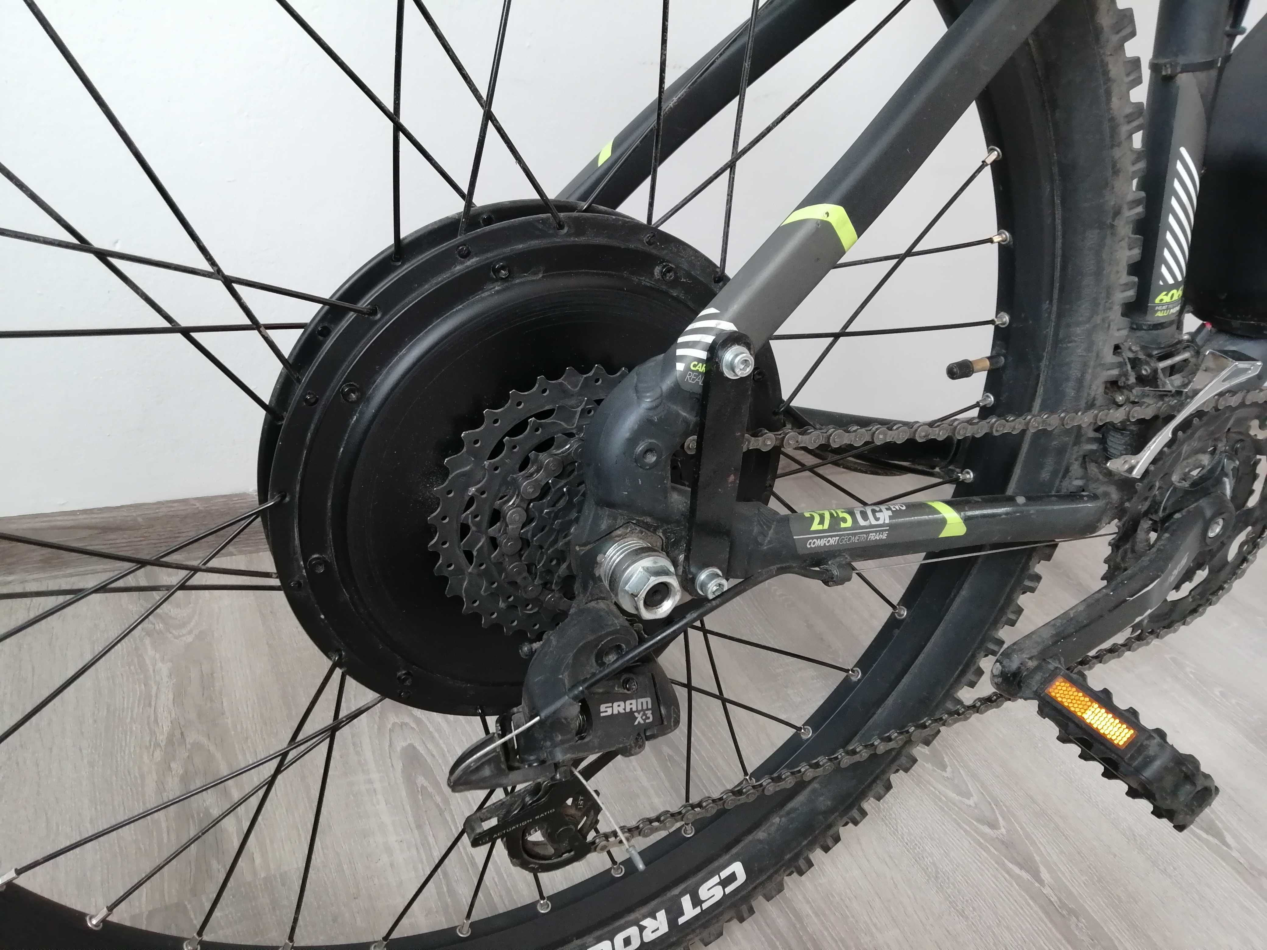 ebike Rockrider 520, 27,5 cala, mxus 30h 10x6 1500w
