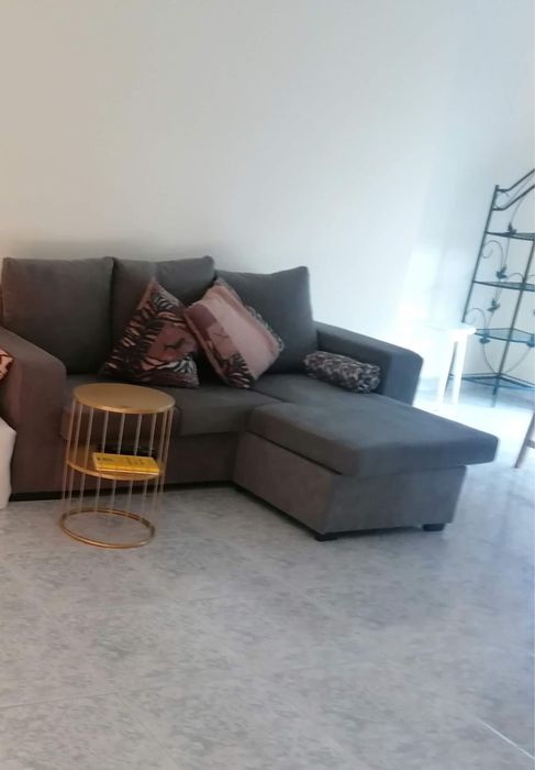 Sofa 3 lugares chaise loungue