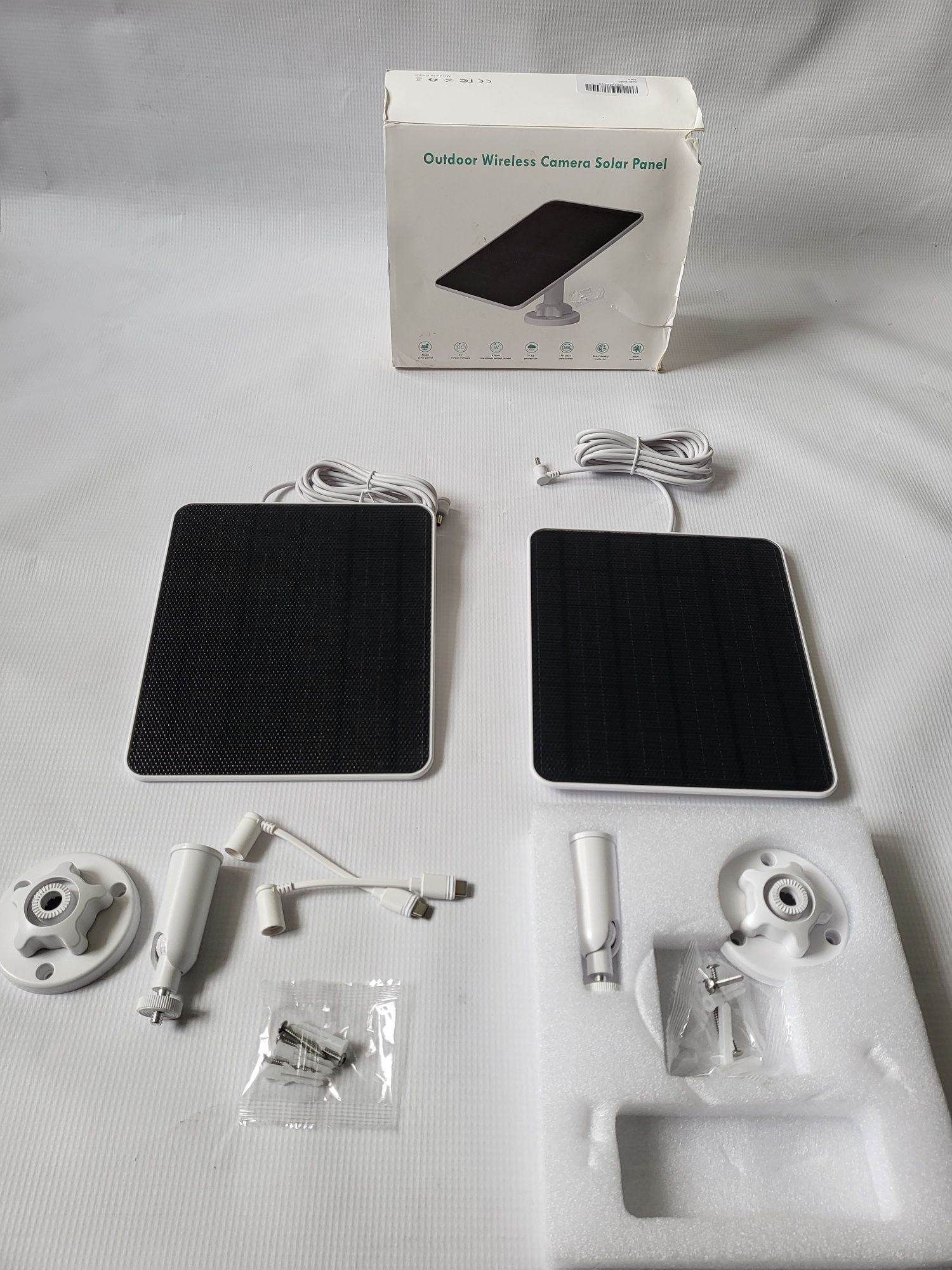 2 sztuki panele solarne do kamer, oświetlenia itp