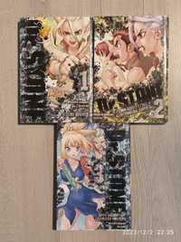 Manga "Dr. Stone" 1-3 tomy, stan idealny