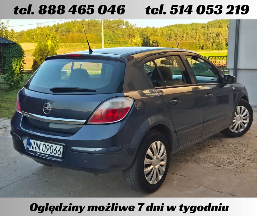 Opel Astra H • benzyna • 5 drzwi • 2007r • KLIMA • ŚWIEŻE OPŁATY • PL