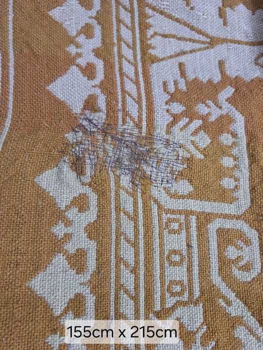 stary wełniany kilim narzuta