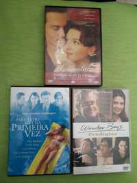 DVDs - Wonder boys prodígios. Chocolate. Para tudo há uma primeira vez