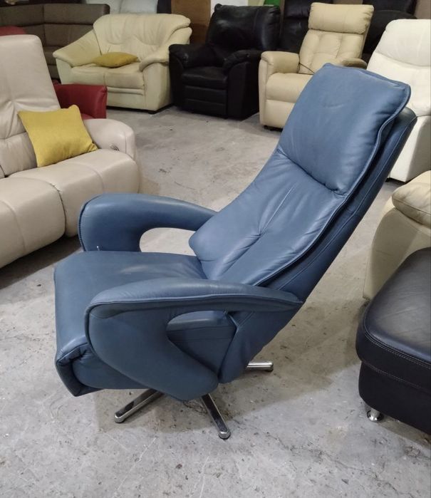 Кожаное Кресло Реклайнер Шкіряне мягкая мебель Диван Доставка