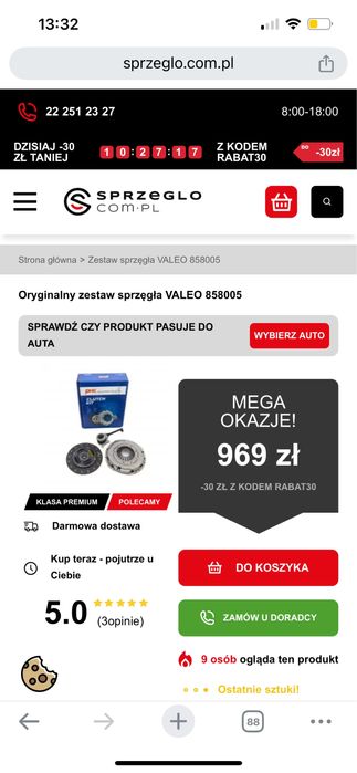 Nowe sprzęgło  valeo  Kia CEE'D ,Hyundai i30