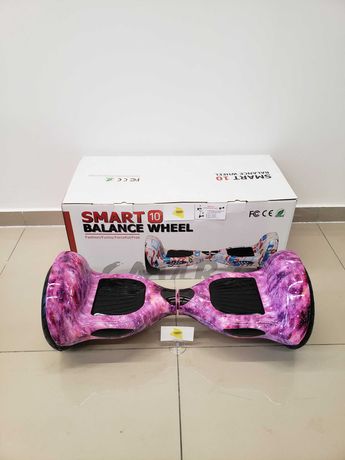Гироборд 10 дюймов Smart Balance Wheel Розовый космос