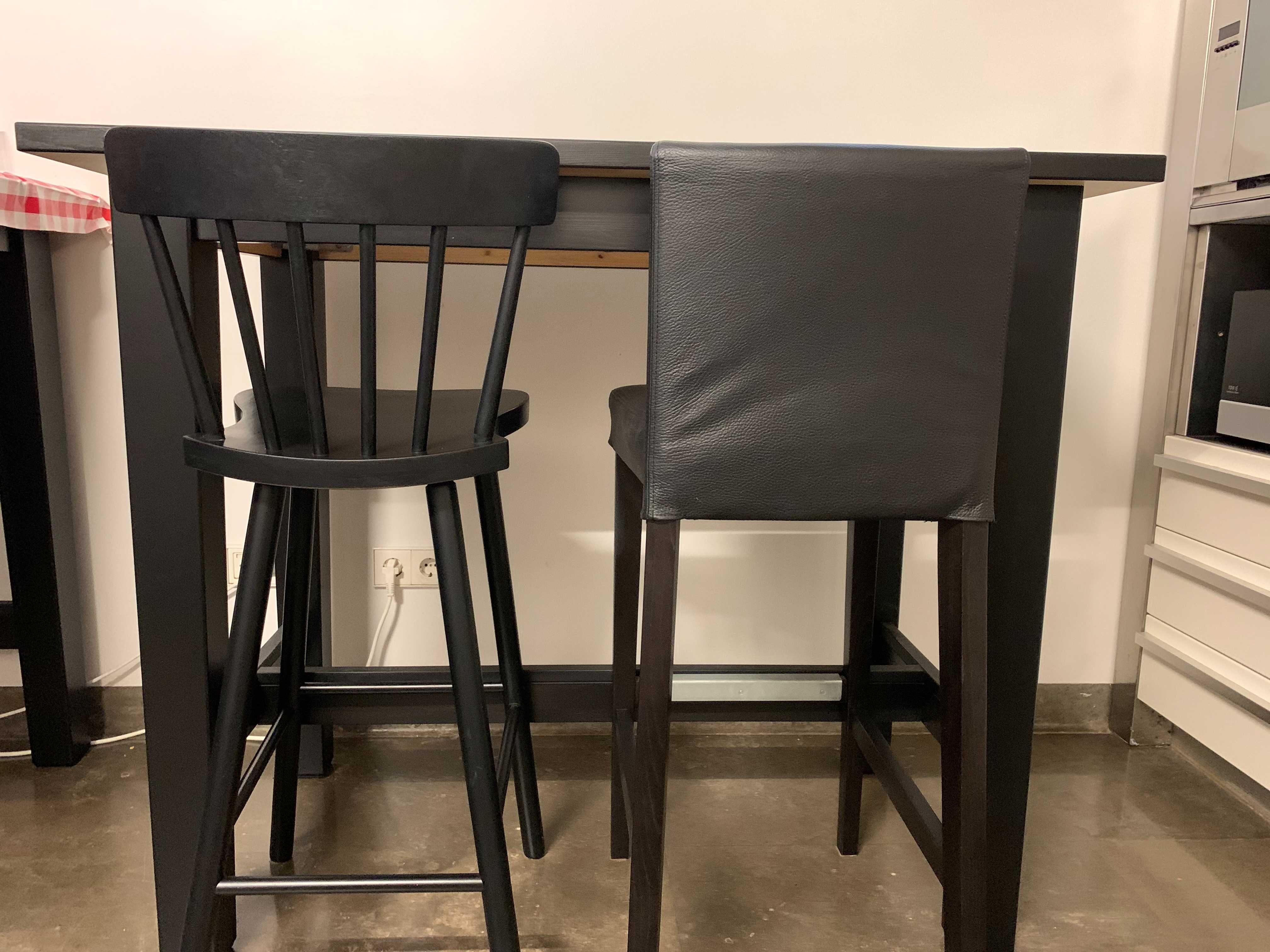 Mesa Alta Ikéa Stornas - Preto
