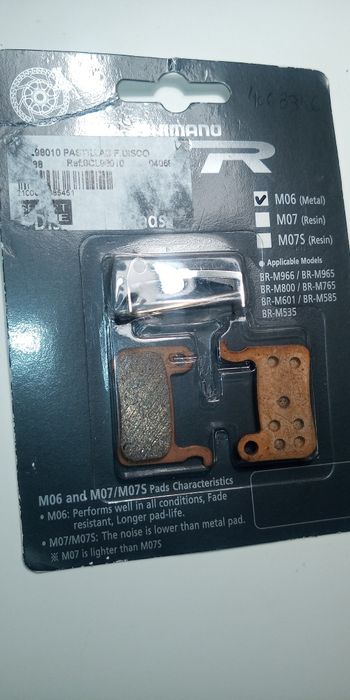 Pastilhas Shimano M06