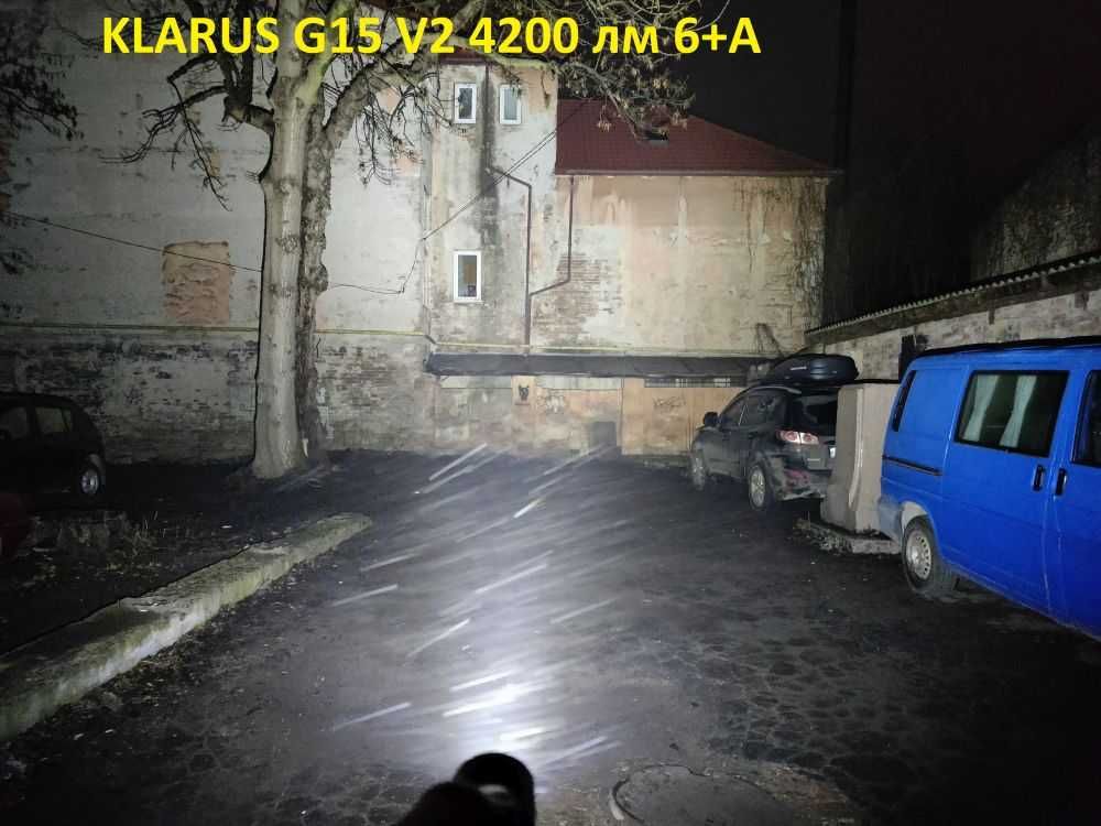 Фонарь-павербанк Klarus G15 v2, 4200 lumens, EDC новинка