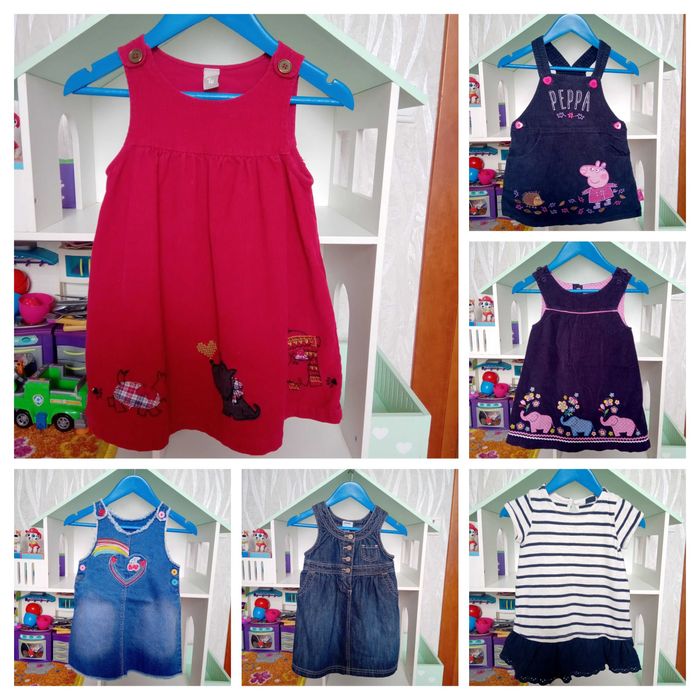 Вельветовий сарафан для дівчинки 2-3 роки.