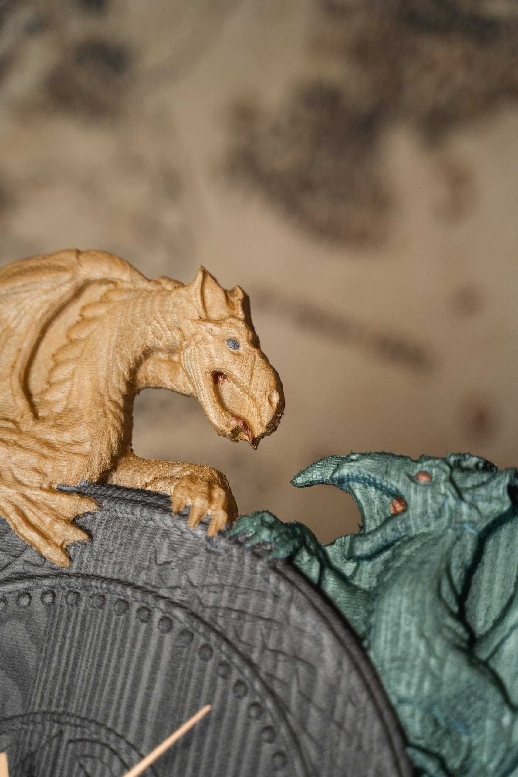 Zegar młodzieżowy, prezent dla gracza, smok Gra o Tron Hobbit Wiedźmin