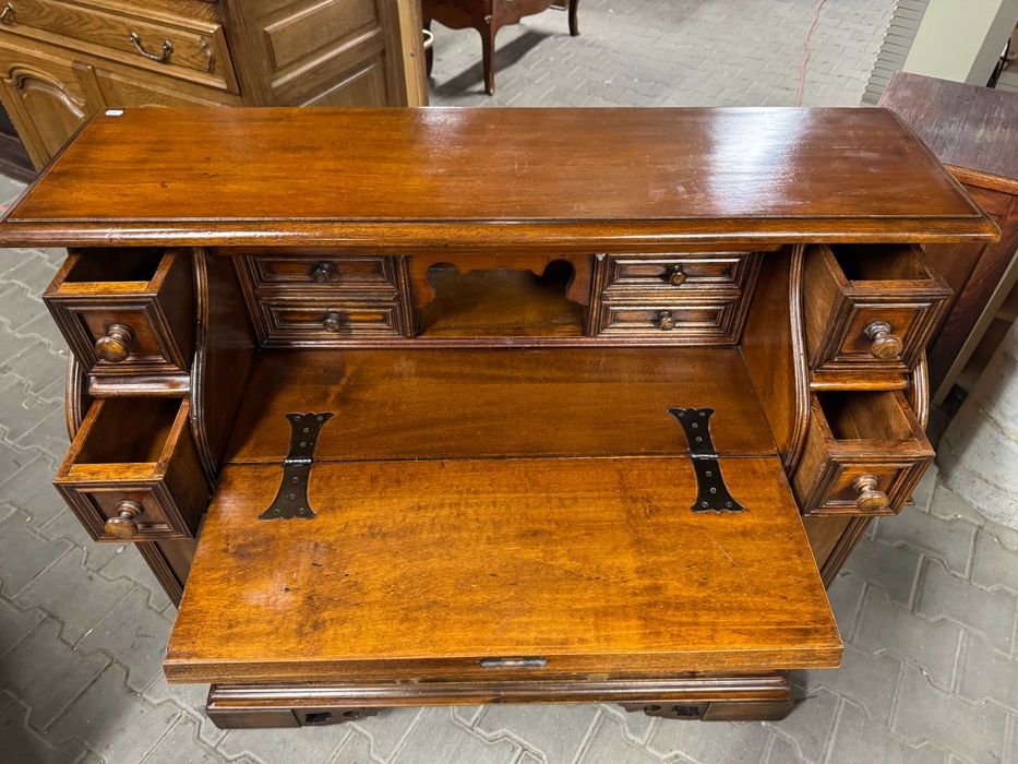 Sekretarzyk drewniany szafka komoda drewniana rustykalna stolik