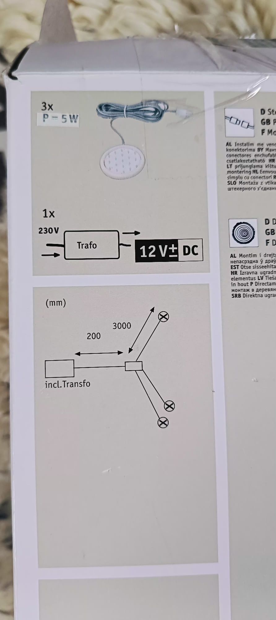 Zestaw ledów 6 sztuk Paulmann