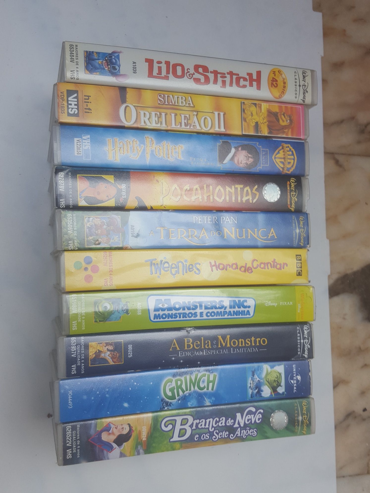 20 VHS filmes  antigos  para  crianças  originais