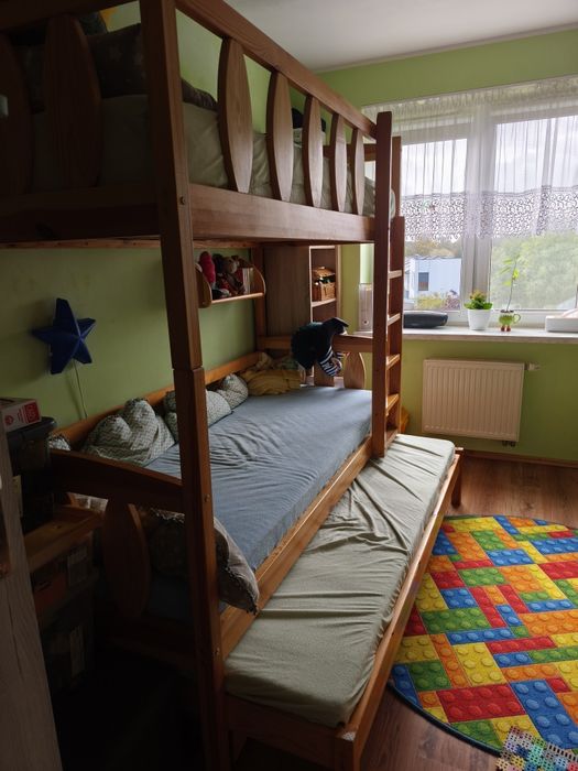 Łóżko piętrowe 3 osobowe