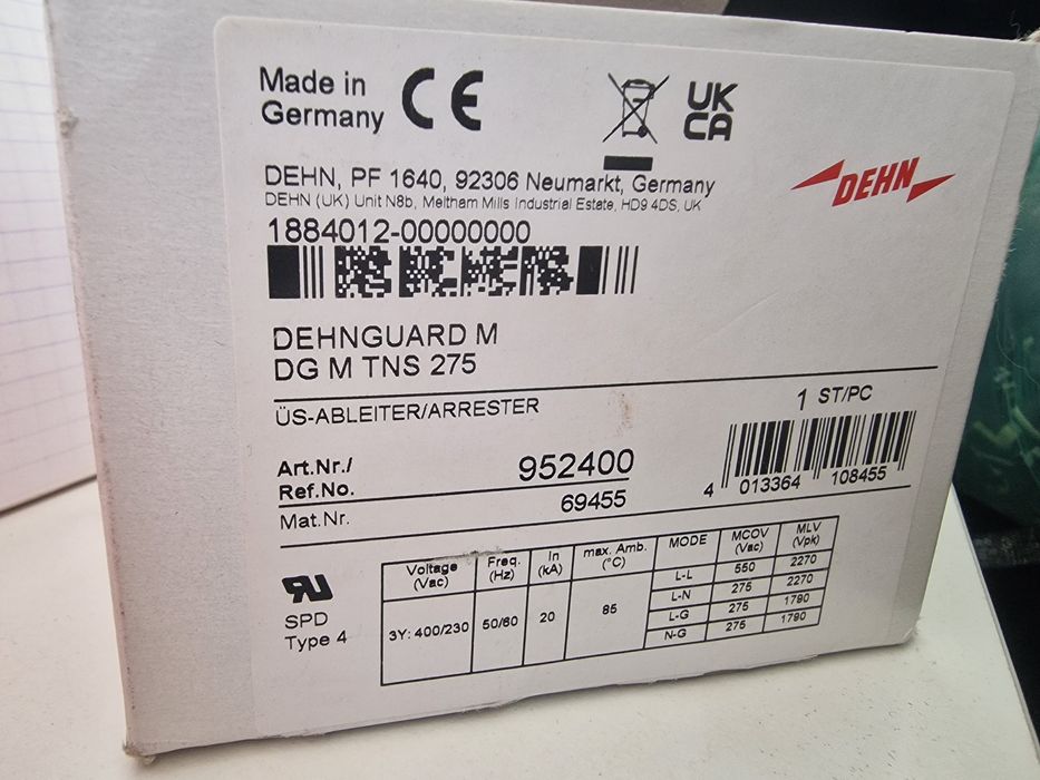 ogranicznik przepięć DEHNguard DG M TNS 275 firmy DEHN