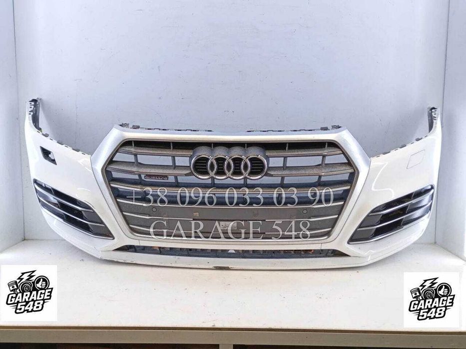 Передний бампер AUDI Q5 2017-2021 S-LINE капот крыло