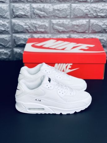 Женские белые летние кроссовки Nike Air Max 90 білі кросівки Найк