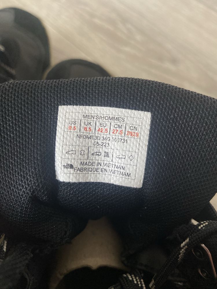 Черевики чоловічі The North Face M Back-to-Berkeley III Leather WP