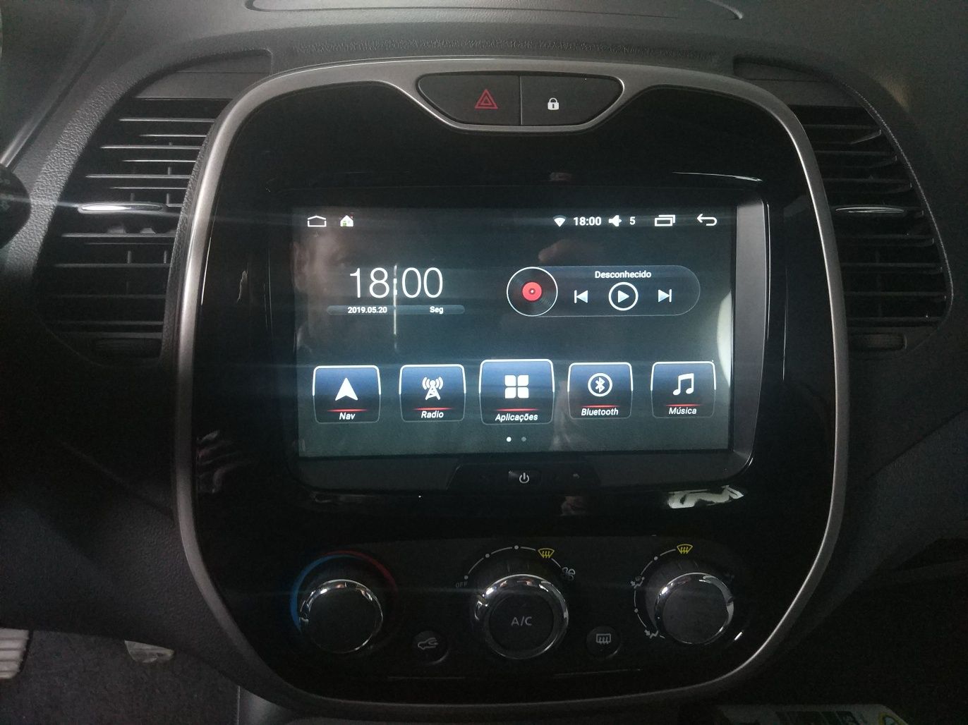 Auto Rádio Renault Clio 4 Captur Dacia GPS Bluetooth USB Android