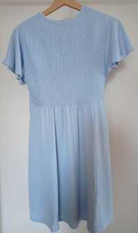 Sukienka H&M 146/152 błękitna NOWA metka