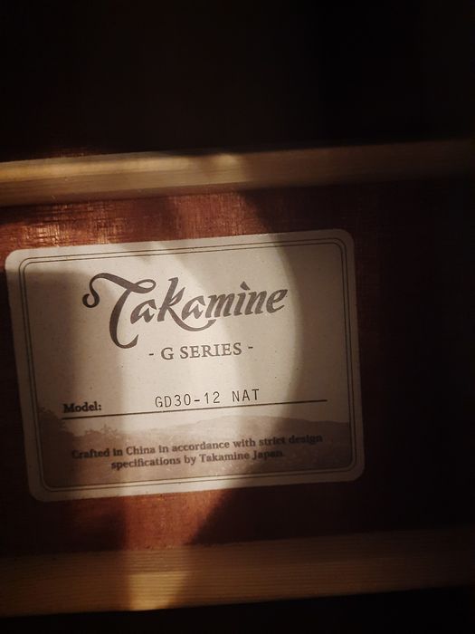 TAKAMINE GD30-12NAT akustyczna + GRATIS regulacja lutnicza GWARANCJA