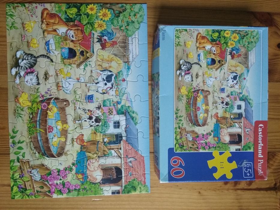 Puzzle Zwierzęta wiejskie Farm 5+ Castorland 60 elementów