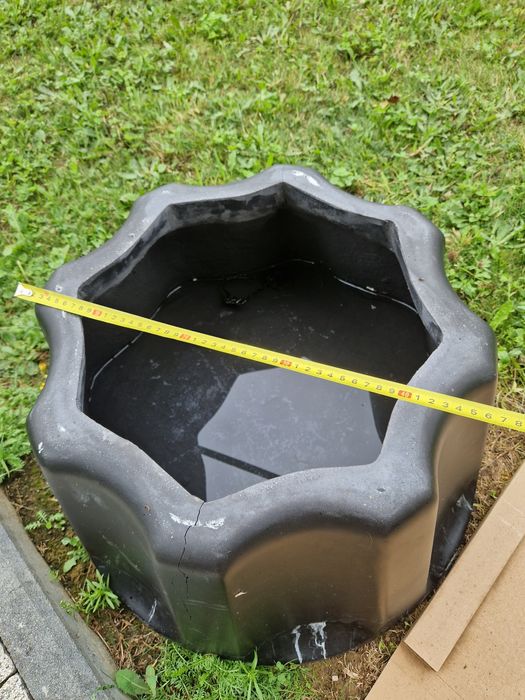 Duże  donice 2 sztuki donice betonowa fi 50 cm wys.33cm kraków